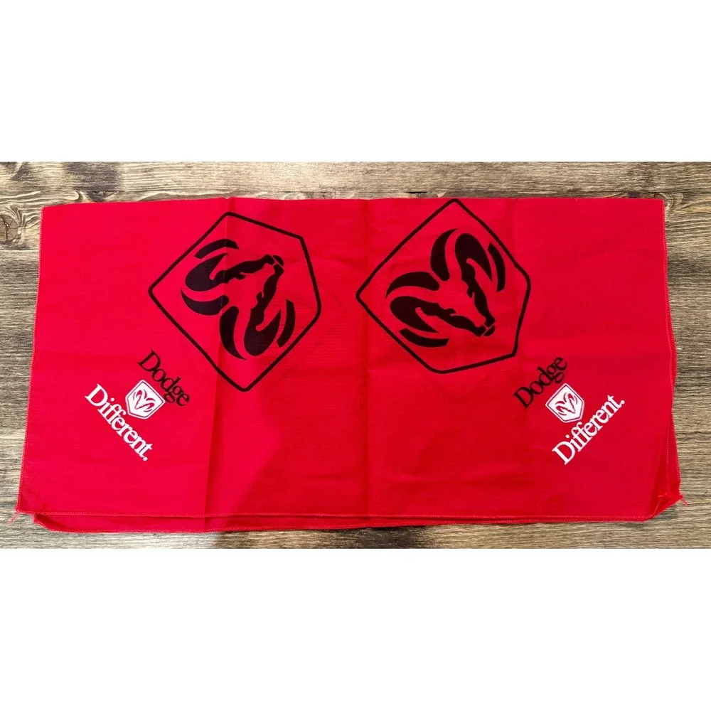 Dodge Bandana Red Excellent Different Ram Logo Mopar Automotive Accessory